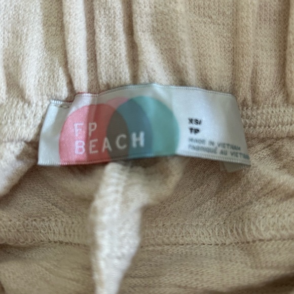 ***SOLD***FREE PEOPLE NWT Beach Pants Natural Color Size XS - Picture 6 of 8